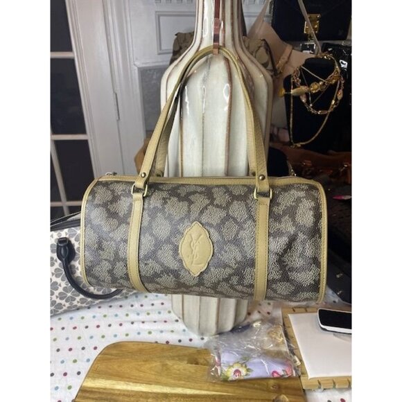 Yves Saint Laurent Giraffe Print Boston ag - Picture 1 of 7